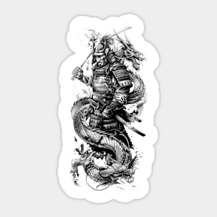 Samurai Warrior. Traditional Japanese. Sticker